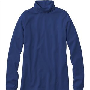 Ll bean blue turtleneck